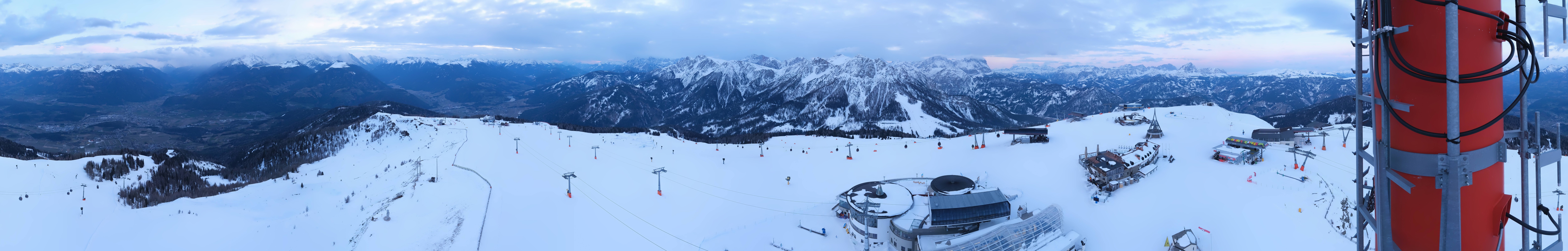 Archived image Webcam Kronplatz Bruneck: Panoramic View