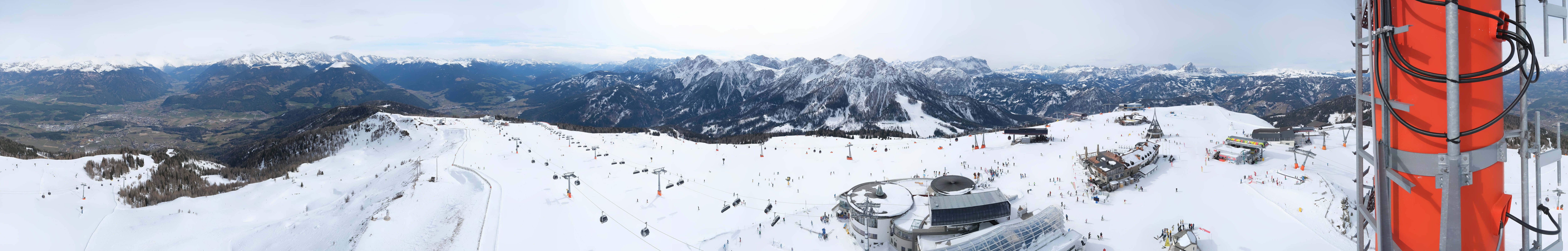 Archived image Webcam Kronplatz Bruneck: Panoramic View
