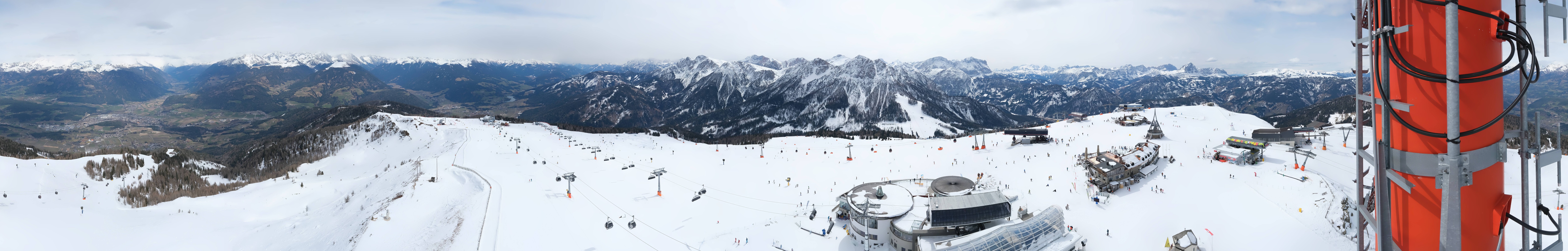 Archived image Webcam Kronplatz Bruneck: Panoramic View