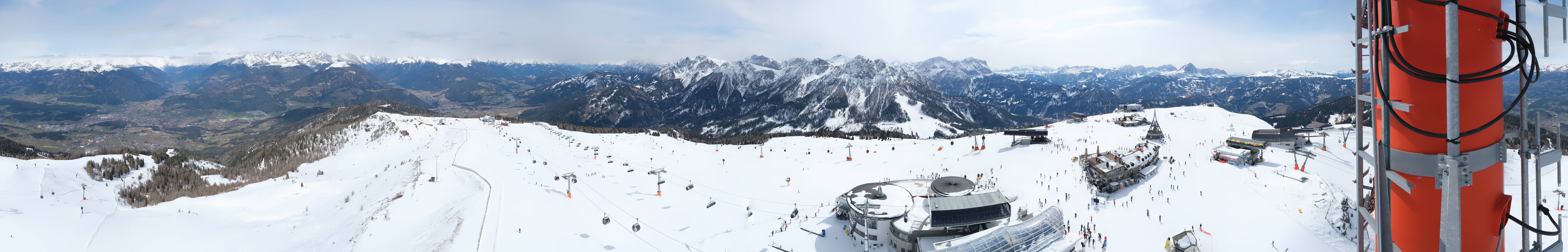 Archived image Webcam Kronplatz Bruneck: Panoramic View