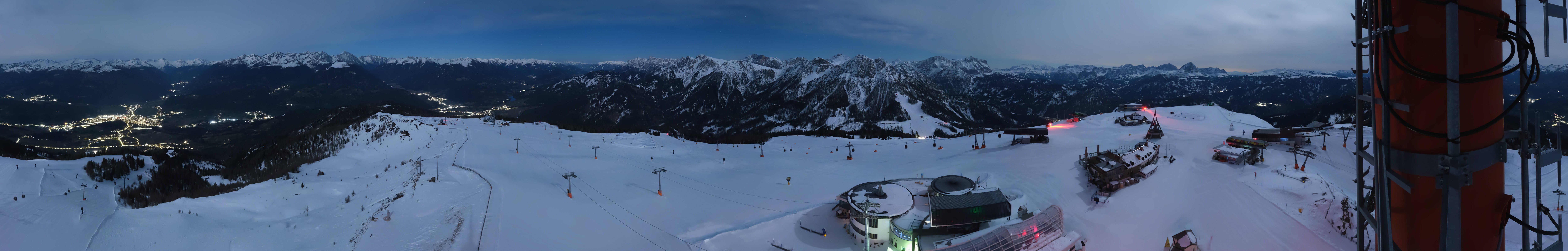 Archiv Foto Webcam Kronplatz Bruneck: Panorama