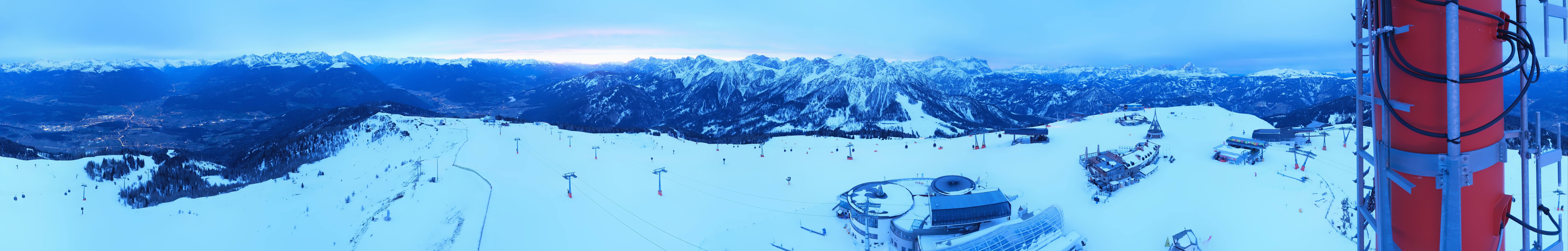 Archiv Foto Webcam Kronplatz Bruneck: Panorama