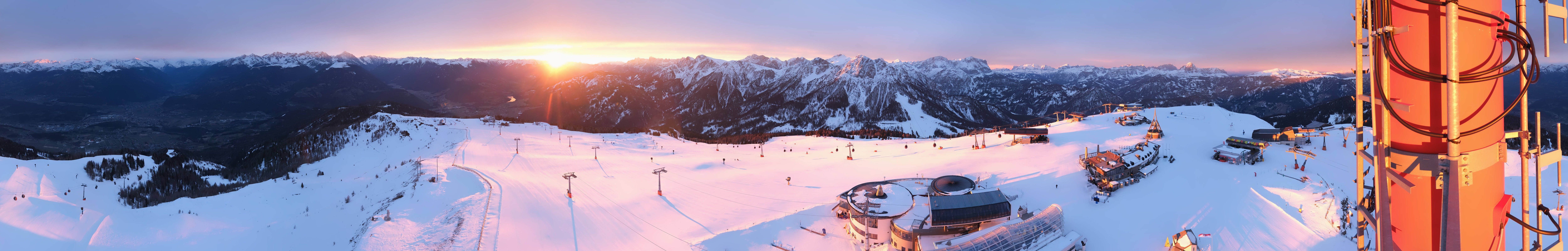 Archiv Foto Webcam Kronplatz Bruneck: Panorama