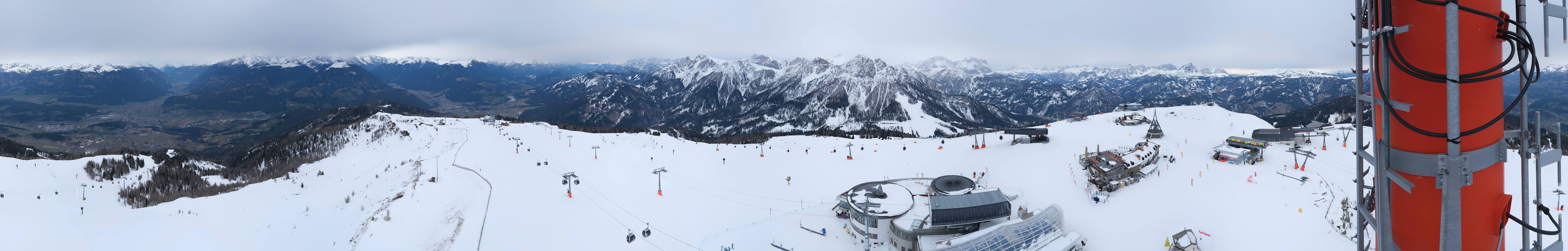 Archiv Foto Webcam Kronplatz Bruneck: Panorama