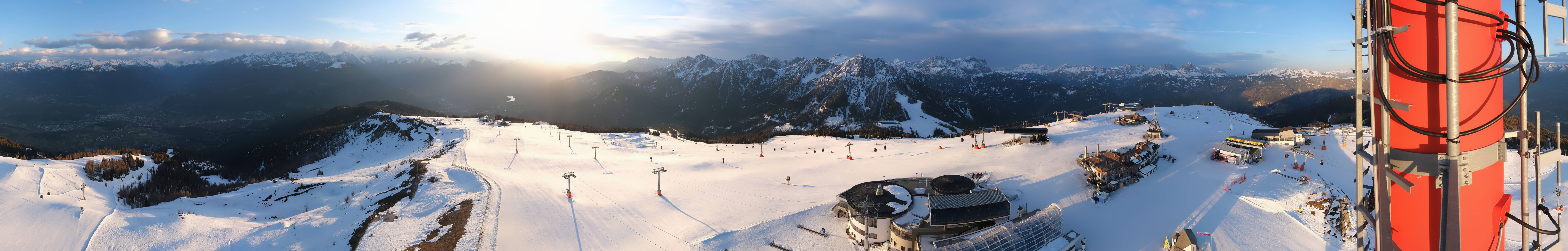 Archiv Foto Webcam Kronplatz Bruneck: Panorama