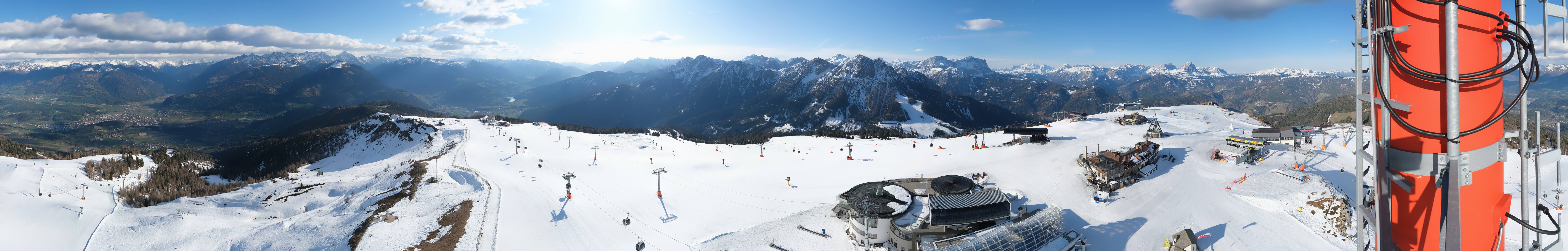Archiv Foto Webcam Kronplatz Bruneck: Panorama