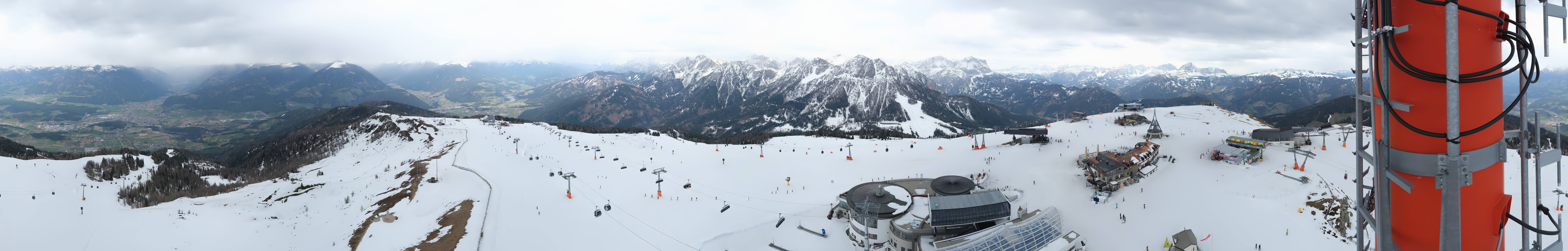 Archiv Foto Webcam Kronplatz Bruneck: Panorama