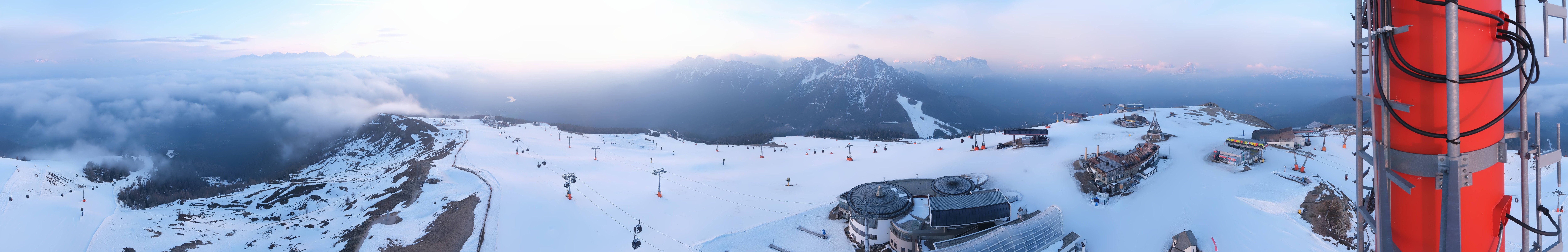 Archiv Foto Webcam Kronplatz Bruneck: Panorama