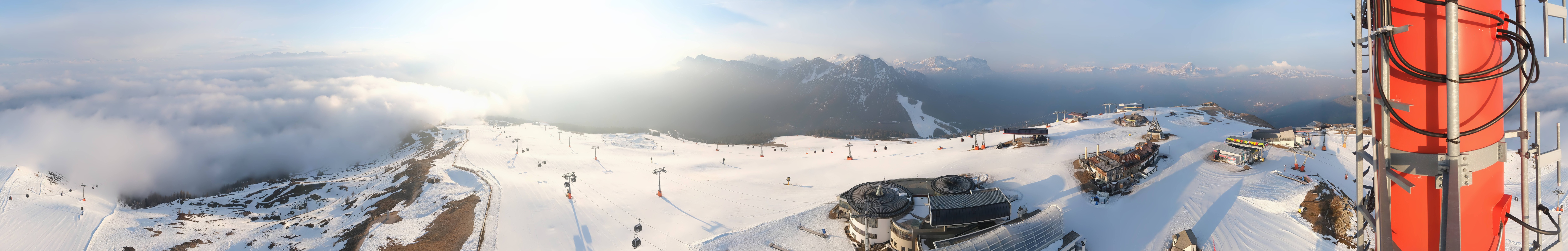 Archiv Foto Webcam Kronplatz Bruneck: Panorama