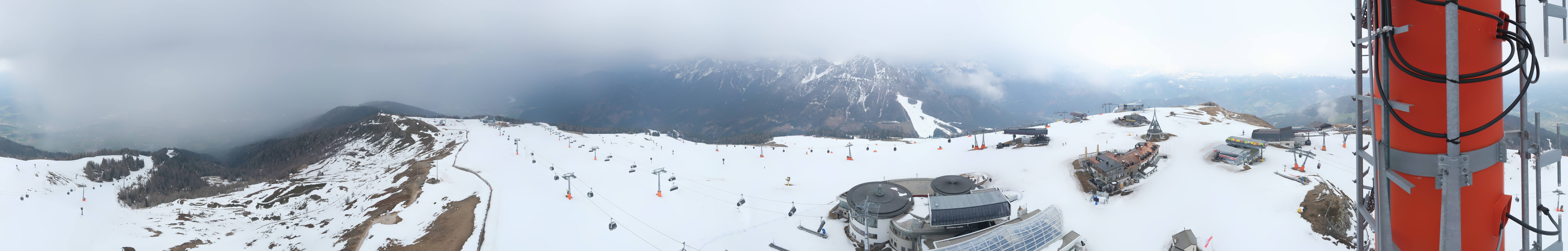 Archiv Foto Webcam Kronplatz Bruneck: Panorama