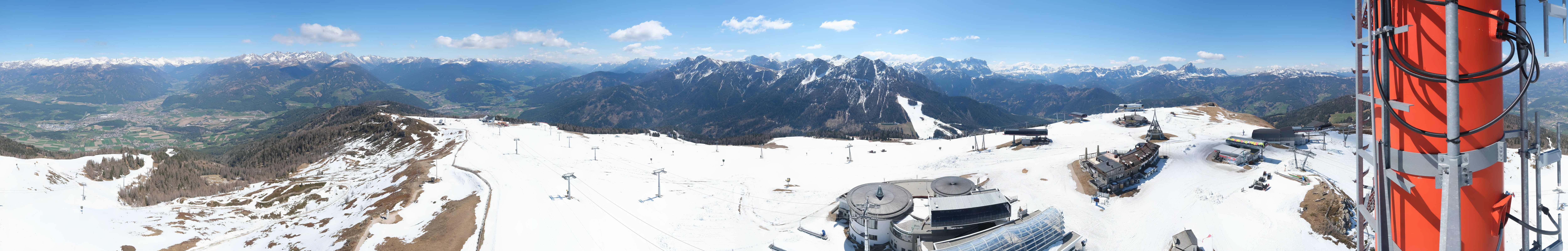 Archived image Webcam Kronplatz Bruneck: Panoramic View