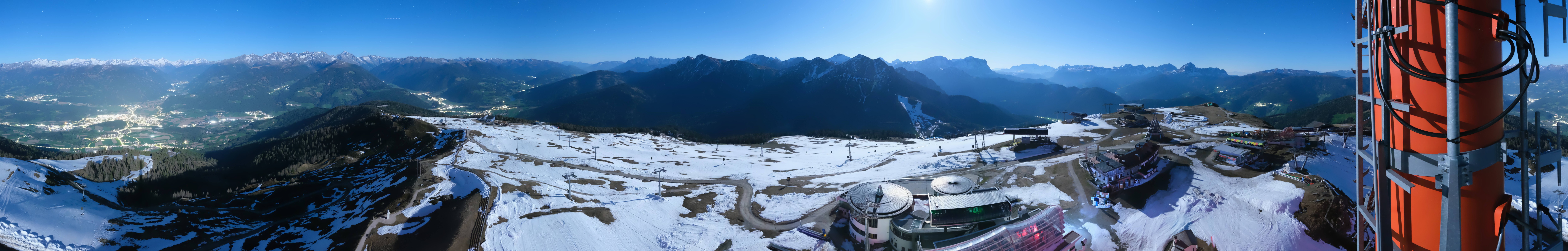 Archiv Foto Webcam Kronplatz Bruneck: Panorama