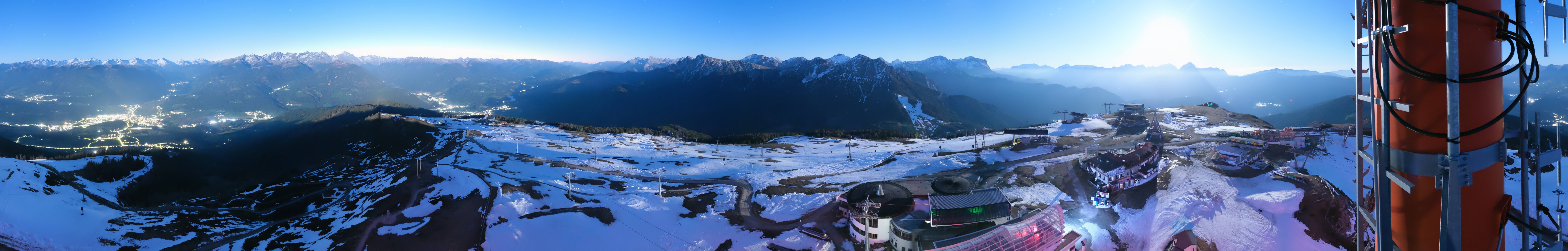 Archiv Foto Webcam Kronplatz Bruneck: Panorama