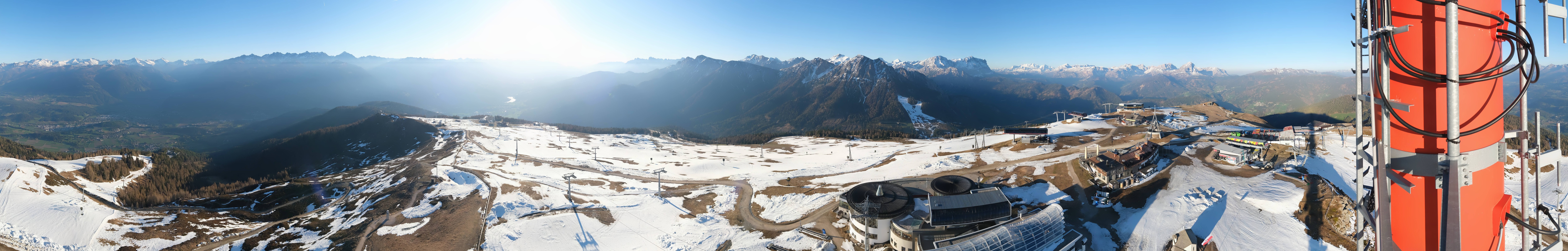Archiv Foto Webcam Kronplatz Bruneck: Panorama