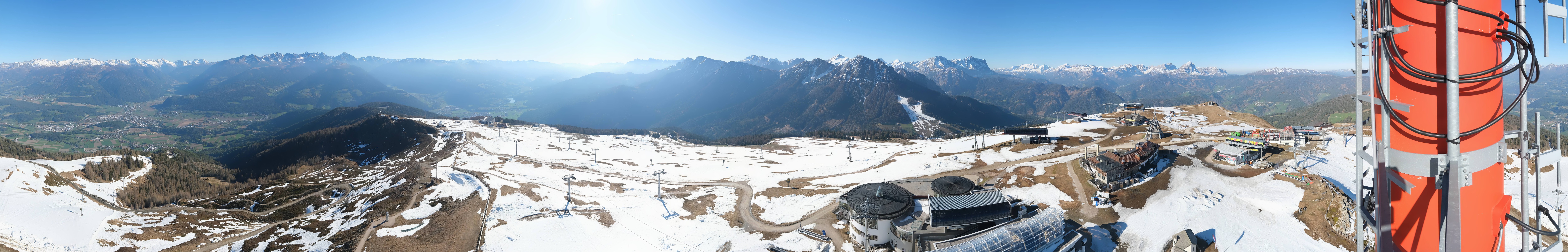 Archiv Foto Webcam Kronplatz Bruneck: Panorama