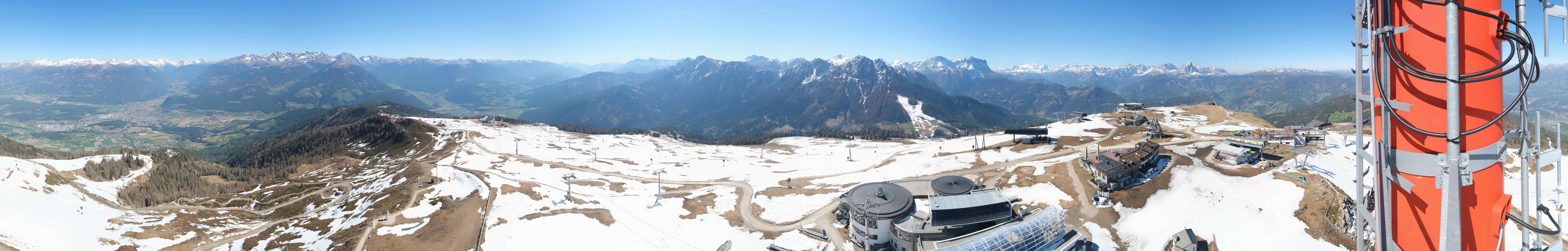Archiv Foto Webcam Kronplatz Bruneck: Panorama