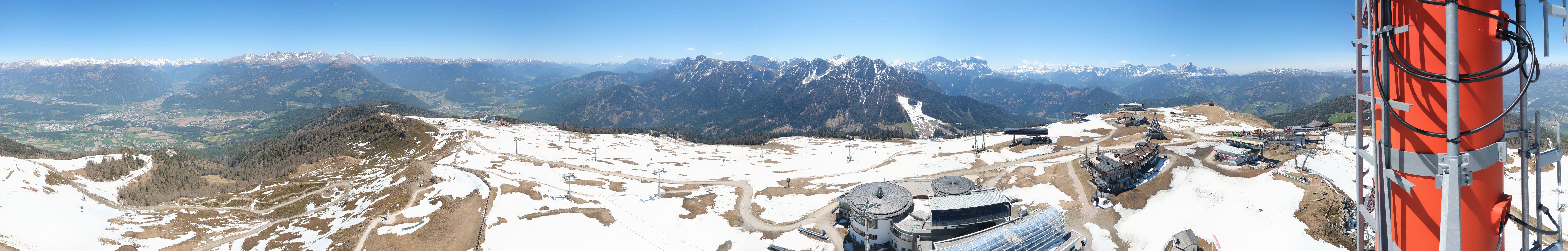 Archiv Foto Webcam Kronplatz Bruneck: Panorama