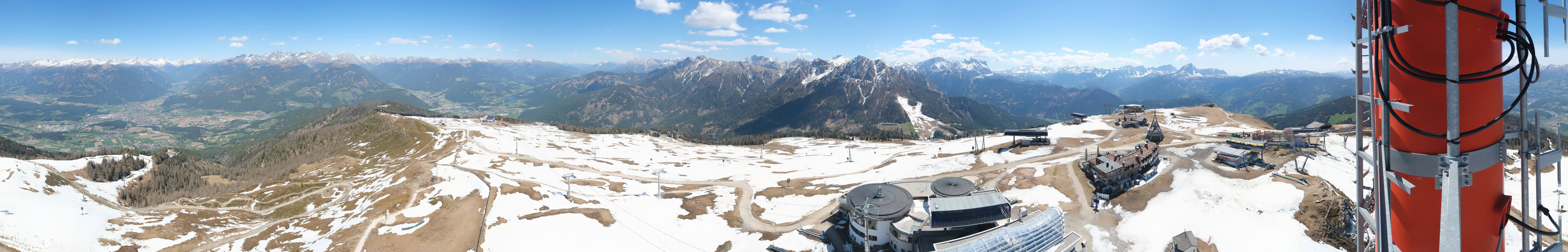 Archiv Foto Webcam Kronplatz Bruneck: Panorama
