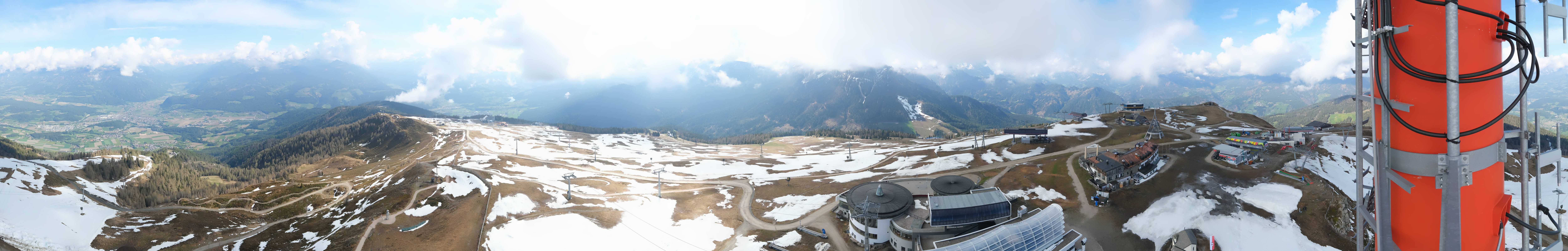 Archiv Foto Webcam Kronplatz Bruneck: Panorama