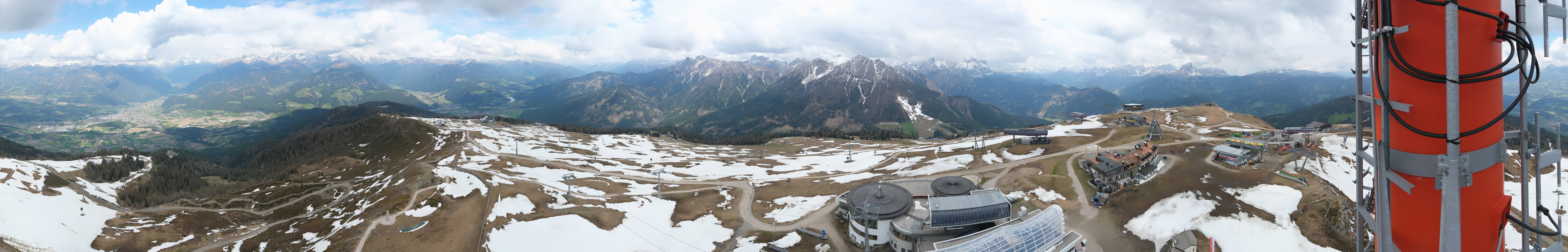 Archiv Foto Webcam Kronplatz Bruneck: Panorama