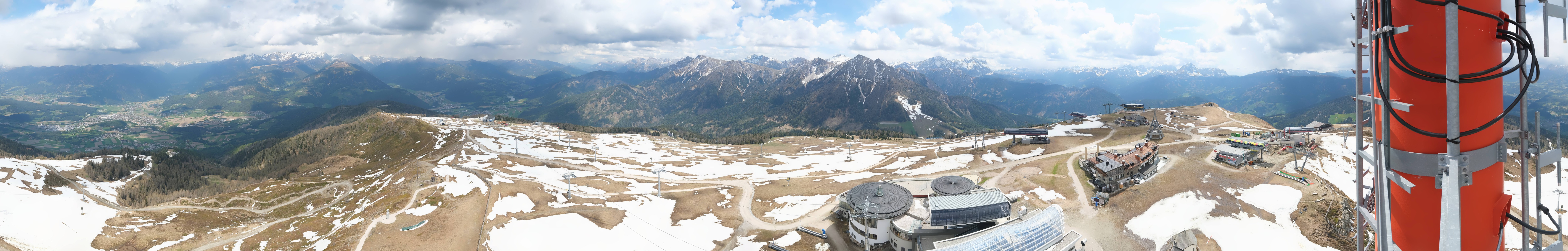 Archiv Foto Webcam Kronplatz Bruneck: Panorama