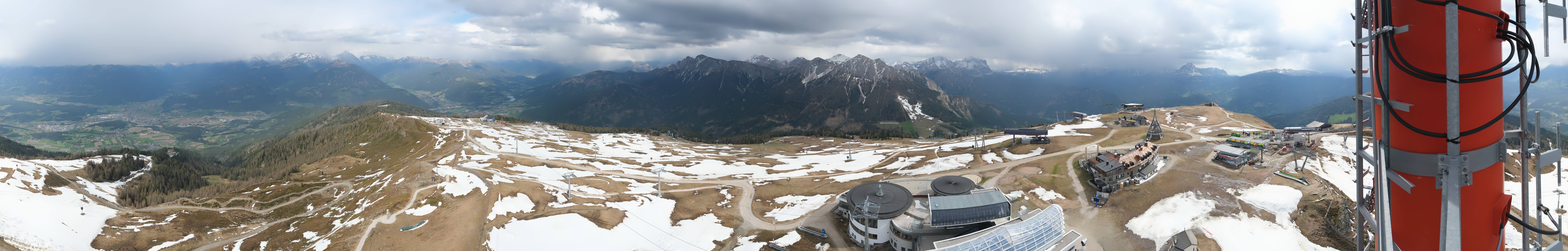 Archiv Foto Webcam Kronplatz Bruneck: Panorama