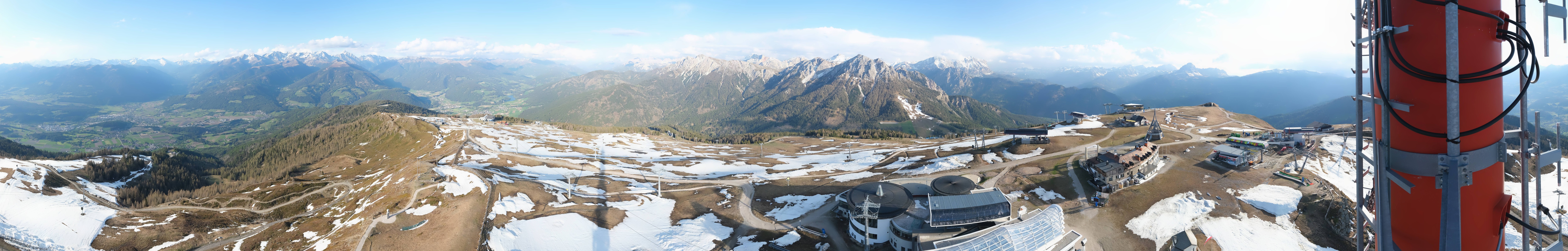 Archiv Foto Webcam Kronplatz Bruneck: Panorama