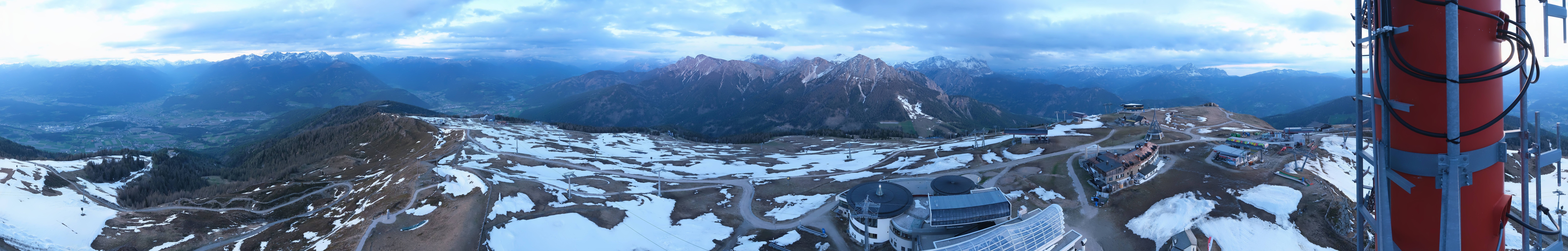 Archiv Foto Webcam Kronplatz Bruneck: Panorama