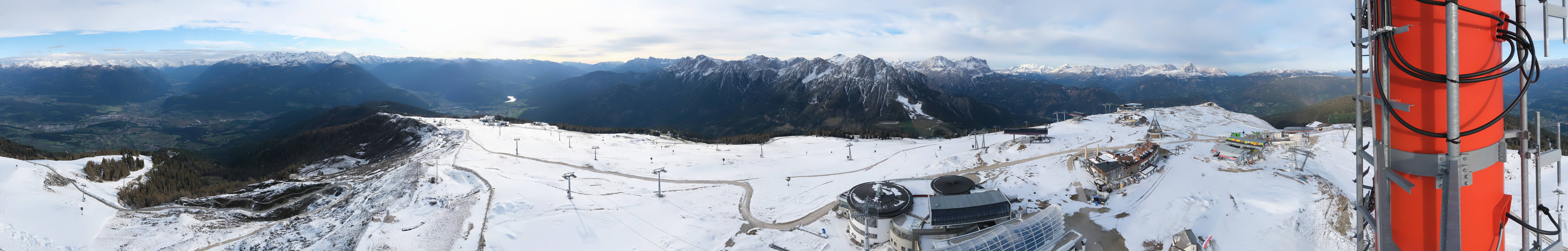 Archiv Foto Webcam Kronplatz Bruneck: Panorama