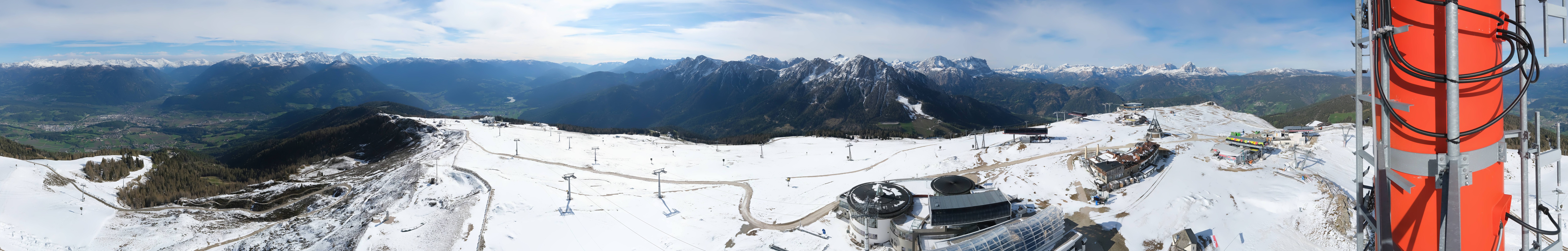 Archiv Foto Webcam Kronplatz Bruneck: Panorama