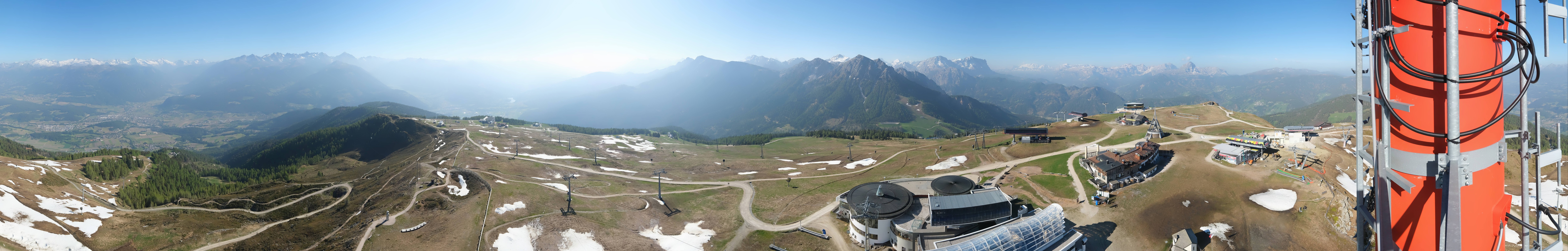Archiv Foto Webcam Kronplatz Bruneck: Panorama