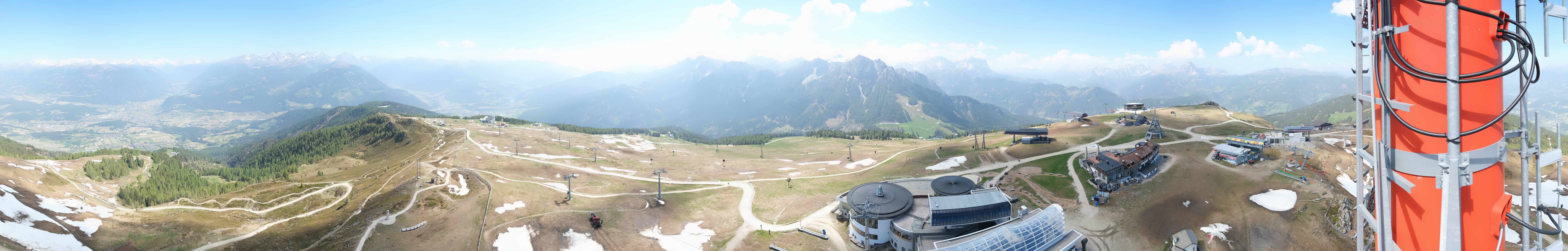 Archiv Foto Webcam Kronplatz Bruneck: Panorama