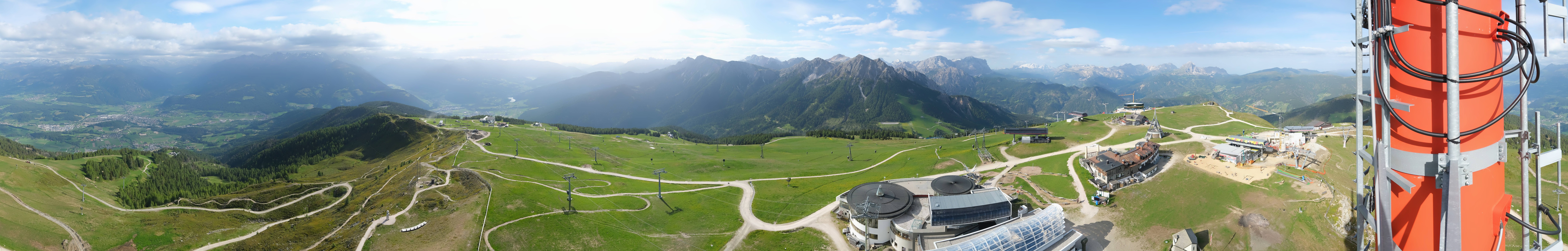 Archiv Foto Webcam Kronplatz Bruneck: Panorama