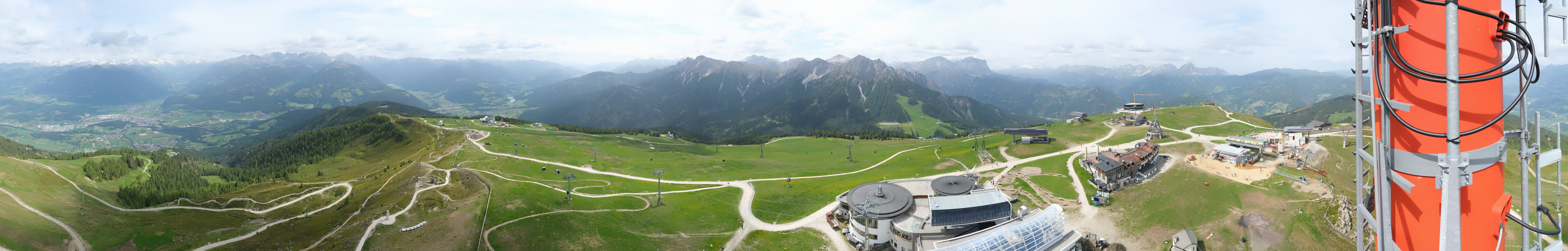 Archiv Foto Webcam Kronplatz Bruneck: Panorama