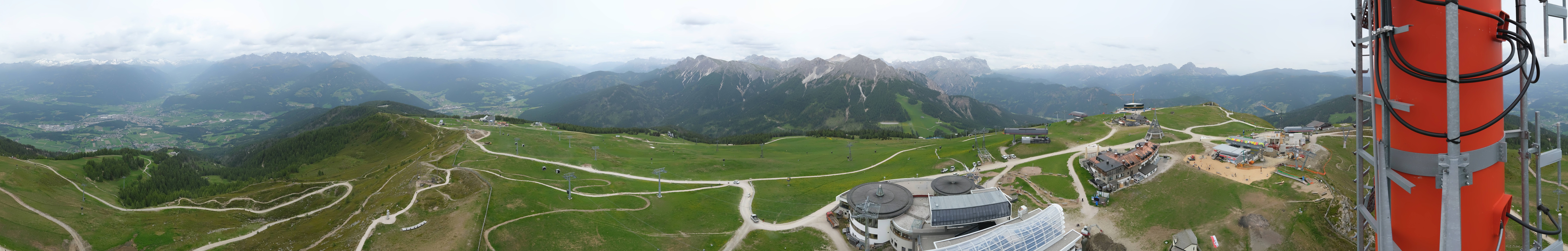 Archiv Foto Webcam Kronplatz Bruneck: Panorama
