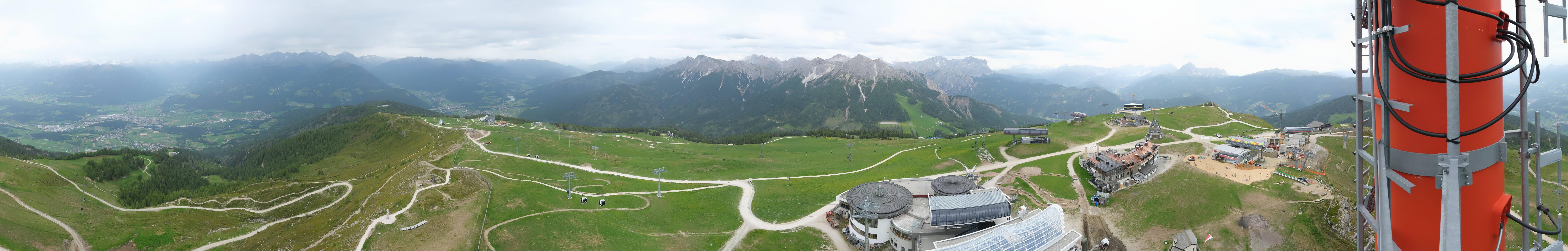 Archiv Foto Webcam Kronplatz Bruneck: Panorama