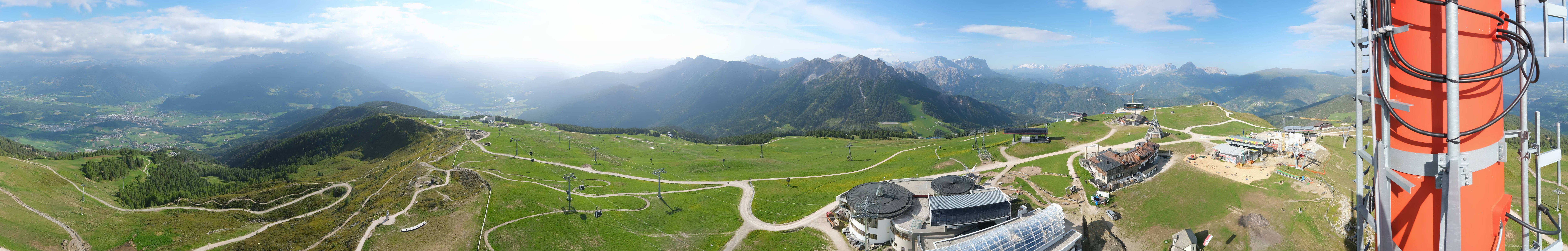 Archiv Foto Webcam Kronplatz Bruneck: Panorama