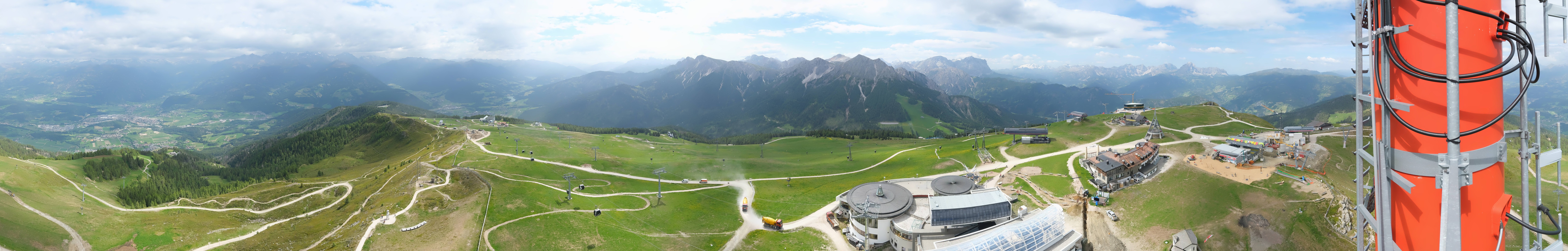 Archiv Foto Webcam Kronplatz Bruneck: Panorama