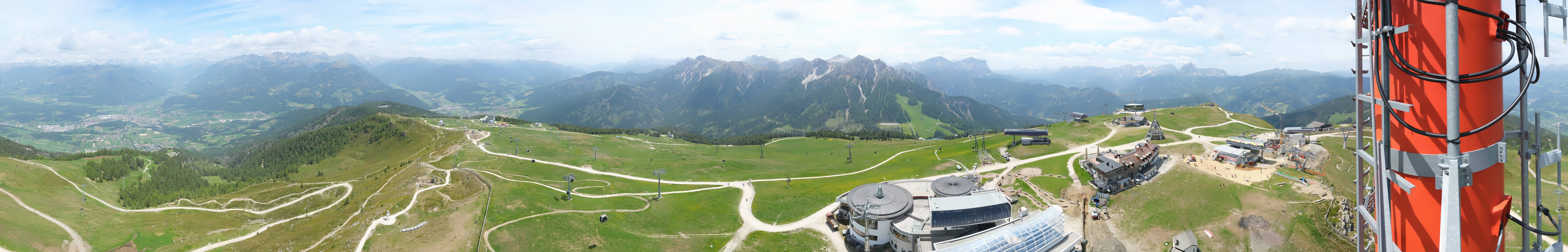 Archiv Foto Webcam Kronplatz Bruneck: Panorama