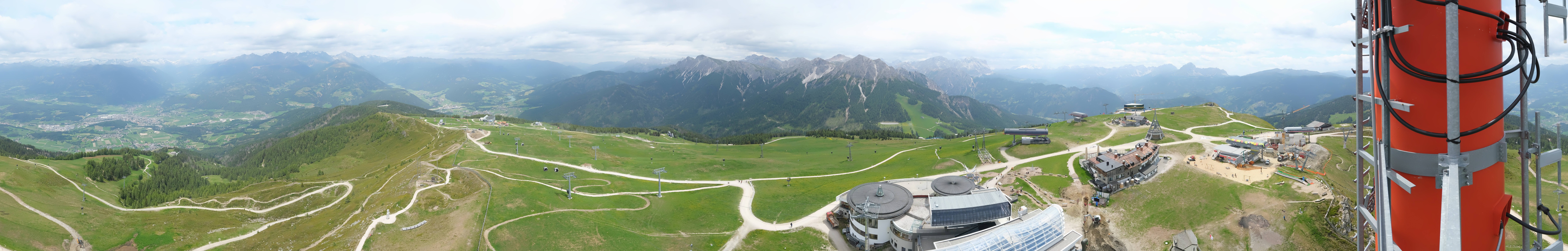 Archiv Foto Webcam Kronplatz Bruneck: Panorama