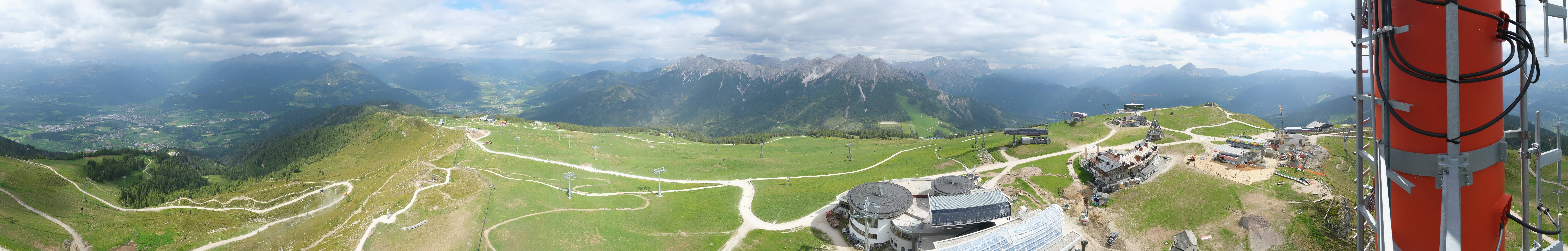 Archiv Foto Webcam Kronplatz Bruneck: Panorama