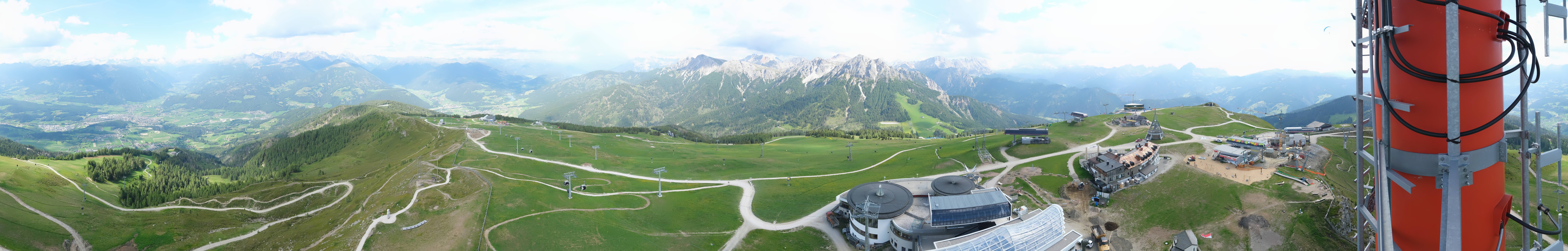 Archived image Webcam Kronplatz Bruneck: Panoramic View
