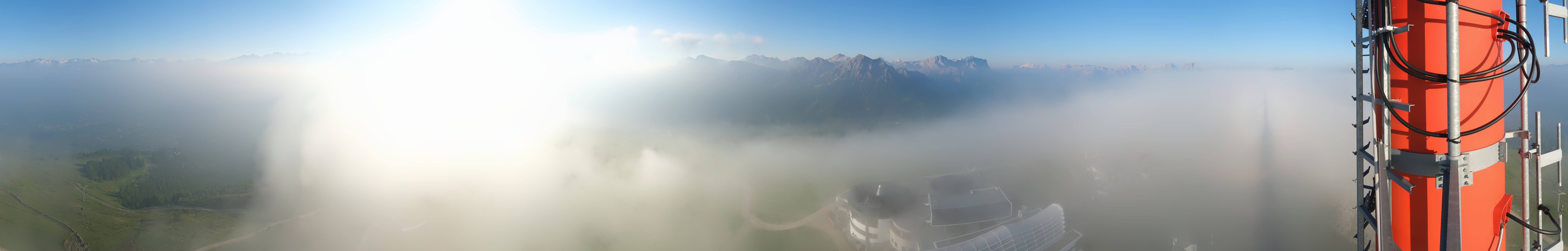 Archiv Foto Webcam Kronplatz Bruneck: Panorama