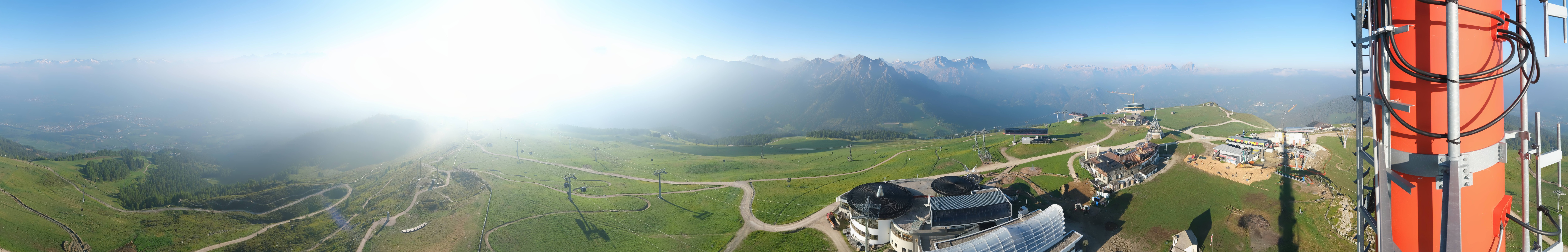 Archiv Foto Webcam Kronplatz Bruneck: Panorama