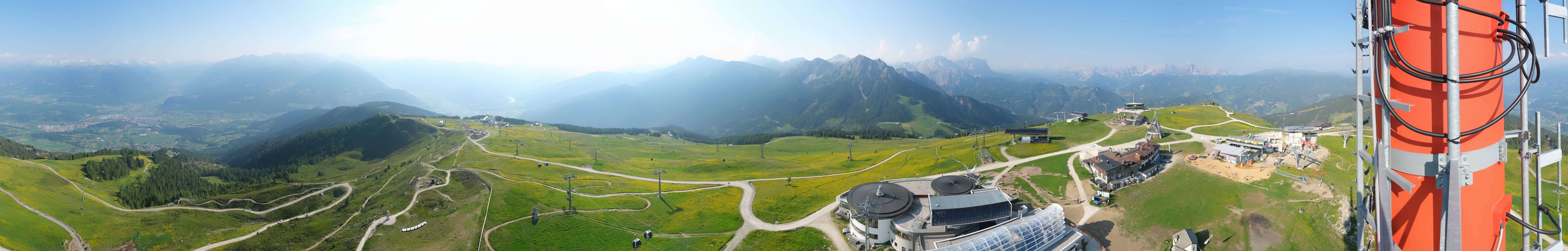 Archiv Foto Webcam Kronplatz Bruneck: Panorama