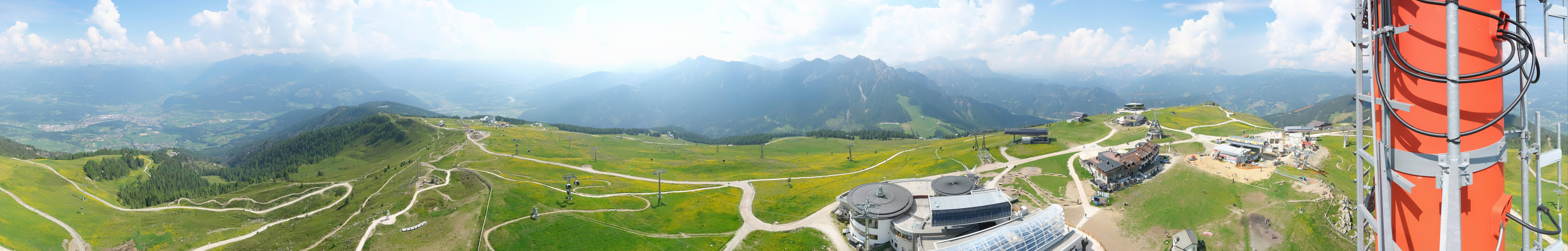 Archiv Foto Webcam Kronplatz Bruneck: Panorama