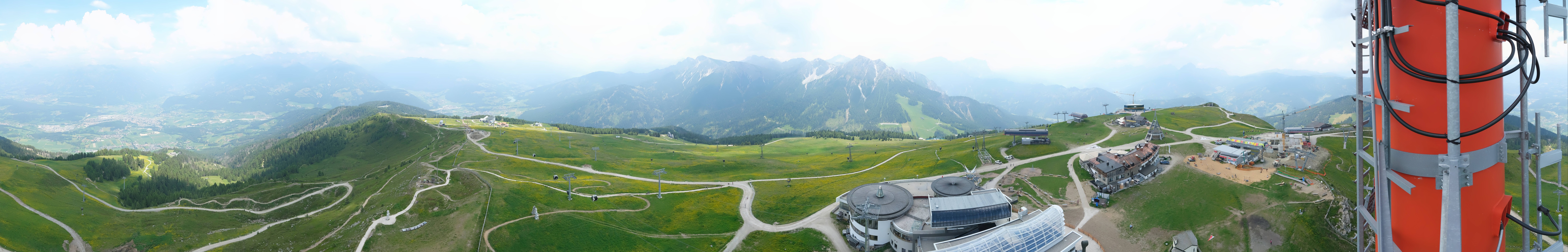 Archiv Foto Webcam Kronplatz Bruneck: Panorama