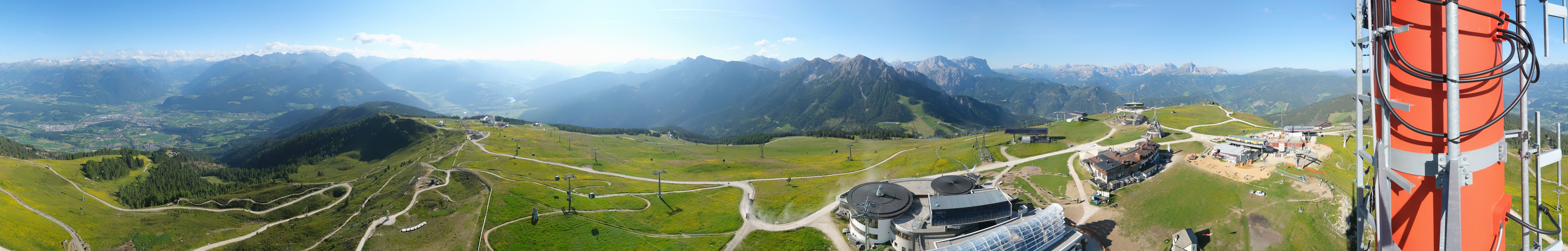 Archiv Foto Webcam Kronplatz Bruneck: Panorama