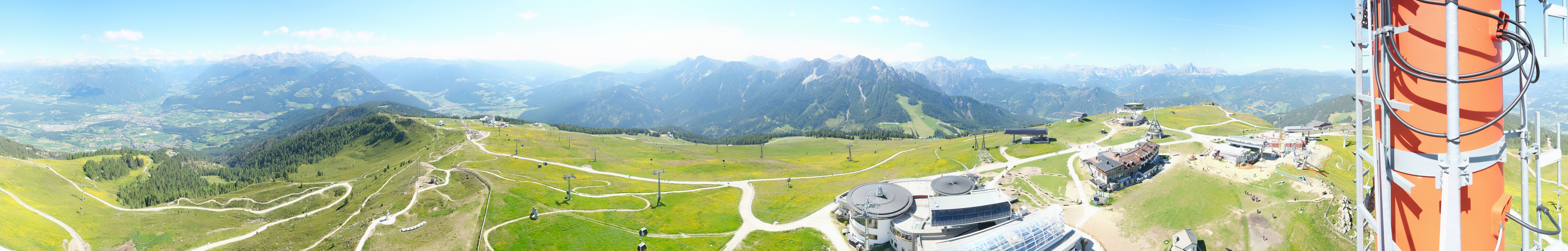Archiv Foto Webcam Kronplatz Bruneck: Panorama