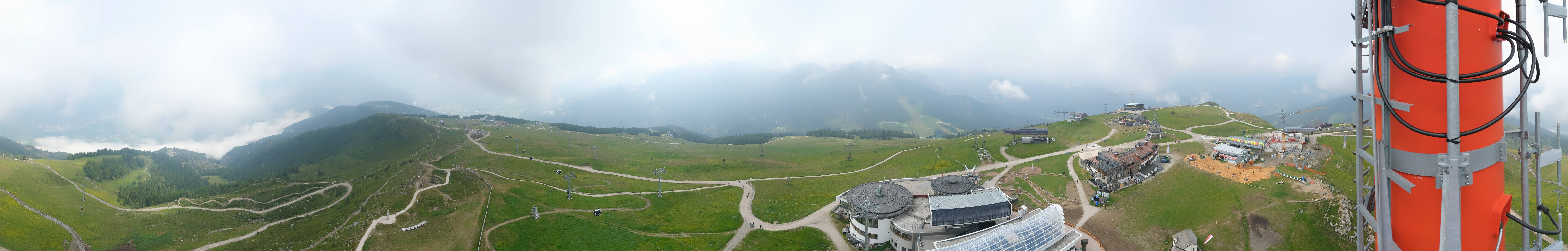 Archiv Foto Webcam Kronplatz Bruneck: Panorama